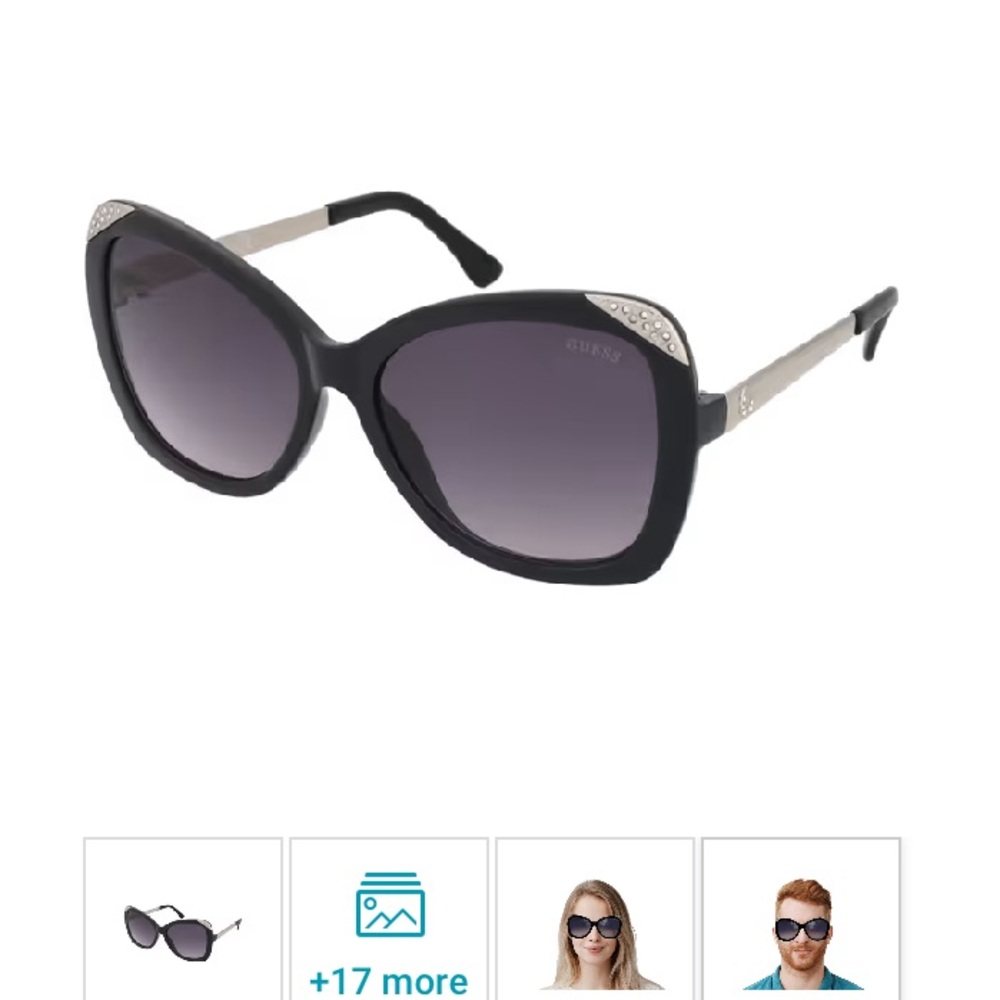 Guess Black Sunglasses Classic Style Guess GF6055 01B